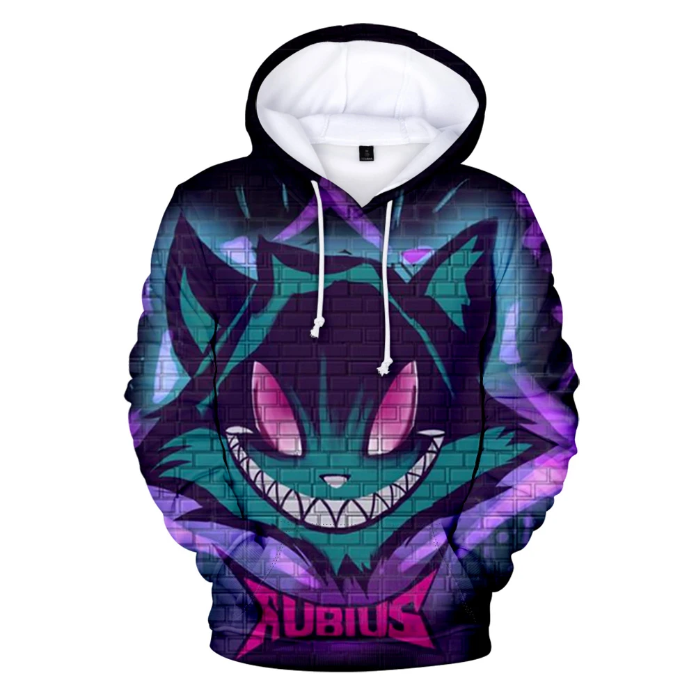 Rubius Z 3D Printed Fashion Fall Winer Suit Hoodies Sportswear Hooded HIP HOP Women/Men the hooded