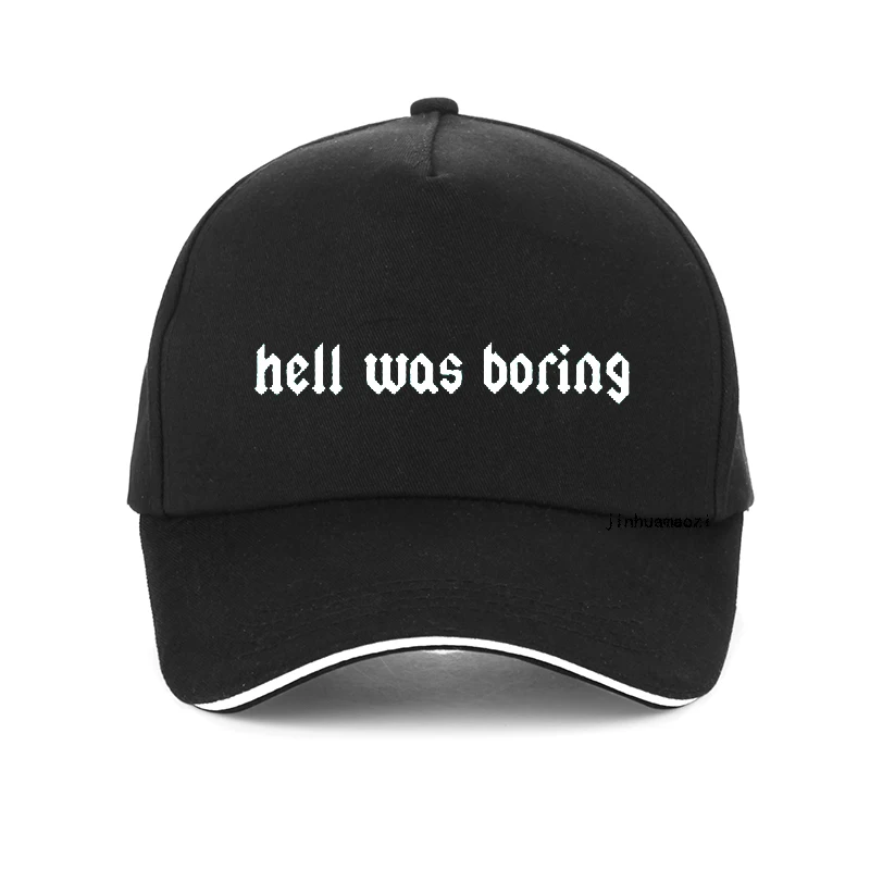 Summer Men Women Hip Hop hat pop Harajuku Hell Was Boring Tumblr Funny Baseball Cap 100%cotton adjustable Snapback Hats