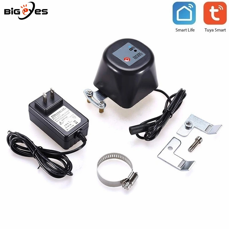 Bigeyes Tuya Alexa Google Nhà IFTTT Điều Khiển Không Dây Khí Van Nước Cuộc Sống Thông Minh WiFi Tắt Bộ Điều Khiển