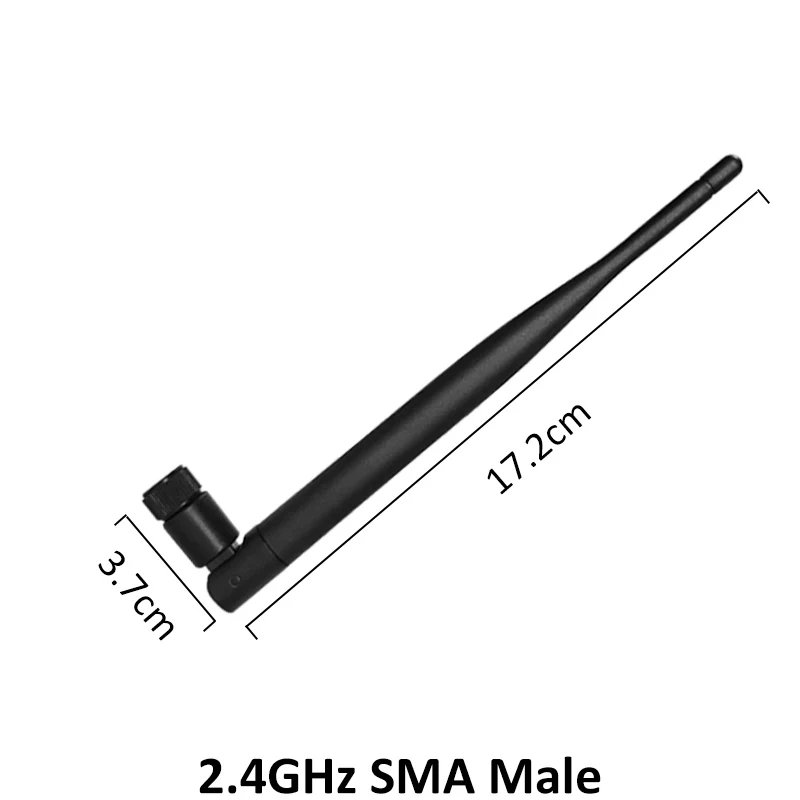 Grandwisdom 10 stücke 2,4G antenne 5dbi sma männlichen wlan wifi 2,4 ghz antene pbx iot modul router signal empfänger antena high gain