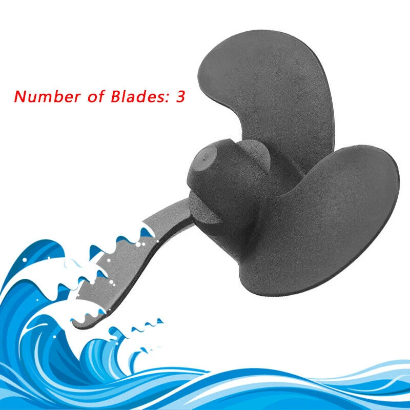 Marine Propeller 3 Blade Outboard Motor Propeller For Tohatsu3.5HP For Nissan2.5 3.5HP For Mercury3.5HP Marine Boat Accessories