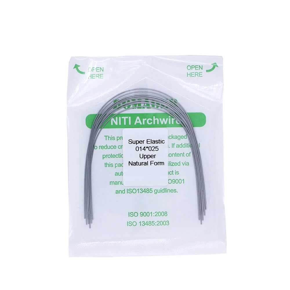 Dental Orthodontic Arc Wire Nitinol 10 Pieces Super Elastic Natural ArchWire NITI Rectangular Dentistry Dentist Materials