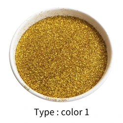Pintura acrílica con purpurina para decoración de uñas, pigmento con recubrimiento en polvo dorado, arte automotriz, 100g