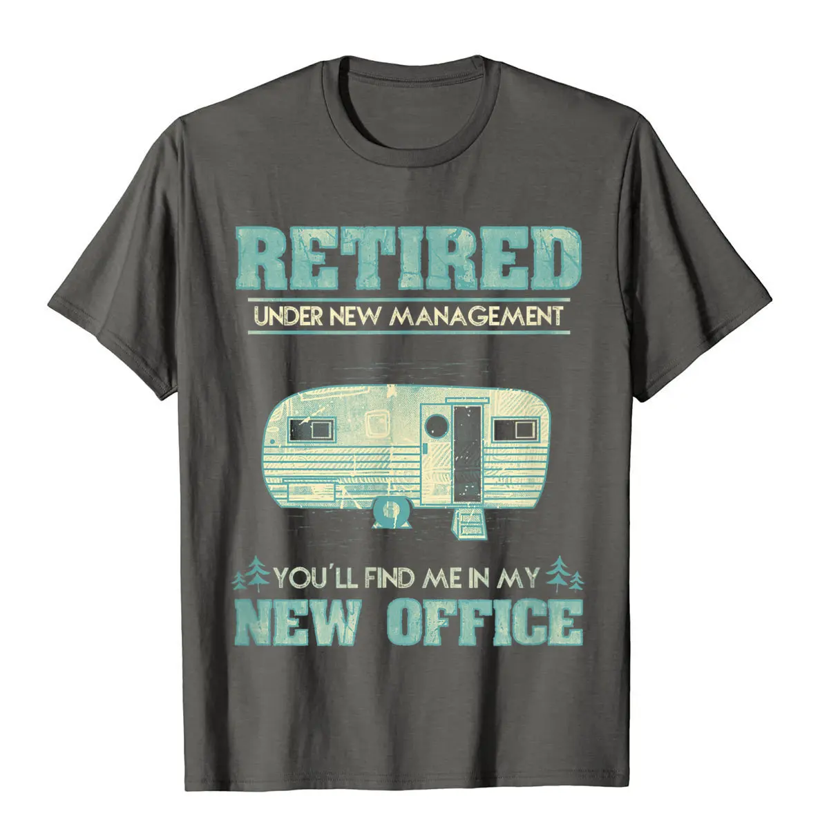 Retirement Funny Camping RV Caravan Gift Retiree New Office T-Shirt Tops Shirt For Men Cotton Top T-Shirts Europe