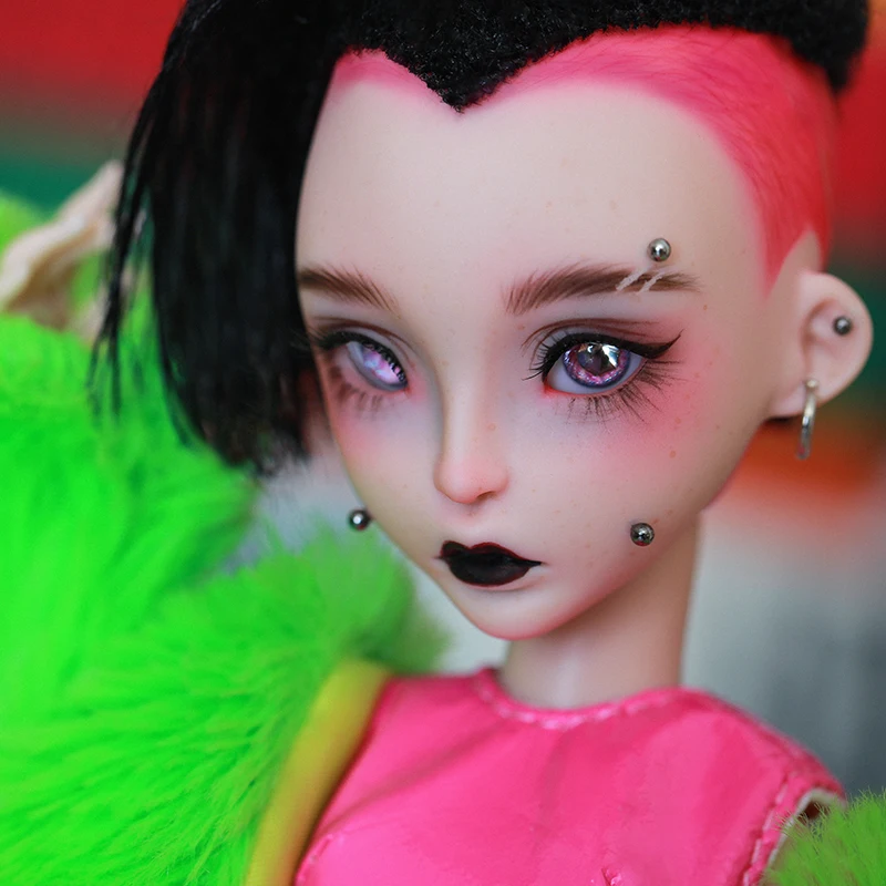 New Design Yomi BJD Doll 1/6 Cool Girls Resin Toys Bright Colorful Fullset Gift Fashion Dolls