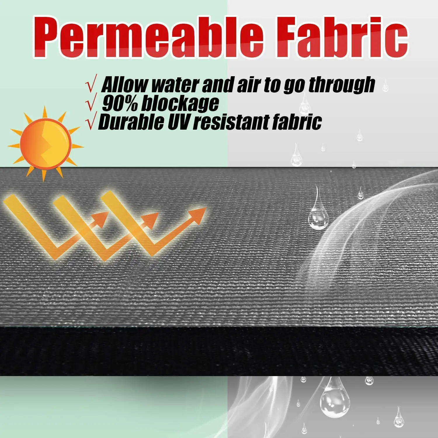 Grau Zaun Privatsphäre Screen Windschutz-Heavy Duty Fechten Mesh Schatten Net Abdeckung für Wand Garten Hof Hinterhof-Zip krawatten Enthalten – Detail 1