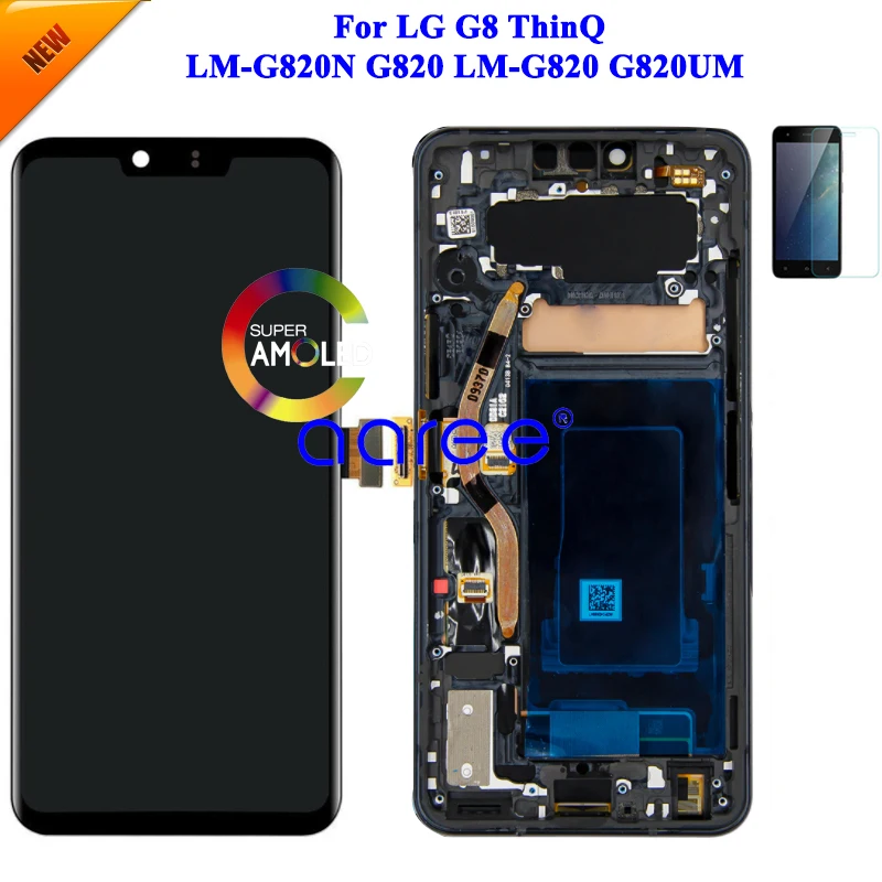 AMOLED LCD Display Original For LG G8 LCD Display For LG G8 G820 LCD Display Screen Touch Digitizer Assembly