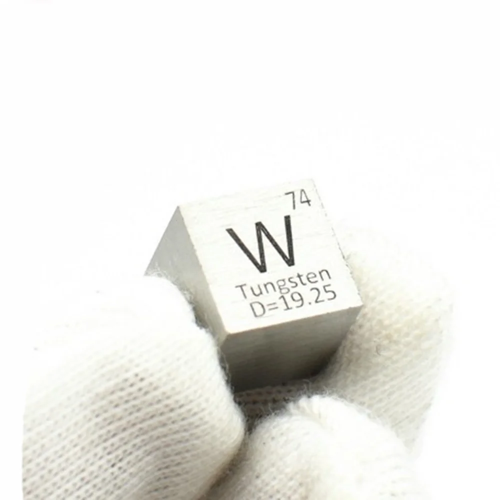Elemental Cube 10Mm Metalen Kubus Van Niobium, Titanium, Nikkel, wolfraam En Koper Voor Periodieke Tafel Collectie En Cadeau Display