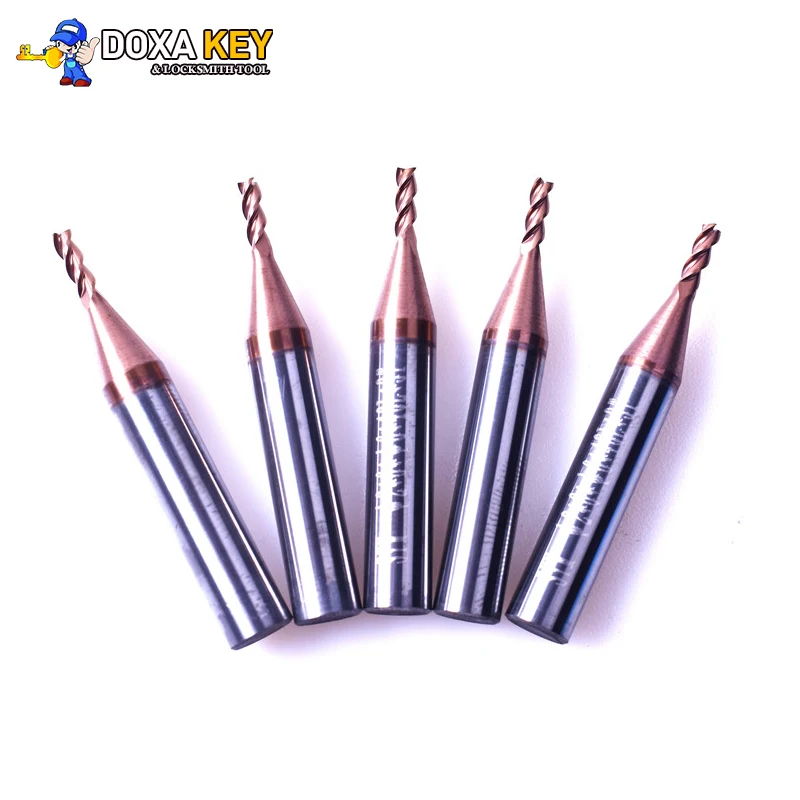 Carbide end milling cutter for MIRACLE A5/A7/A9/ SEC-E9 CONDOR key cutting machines