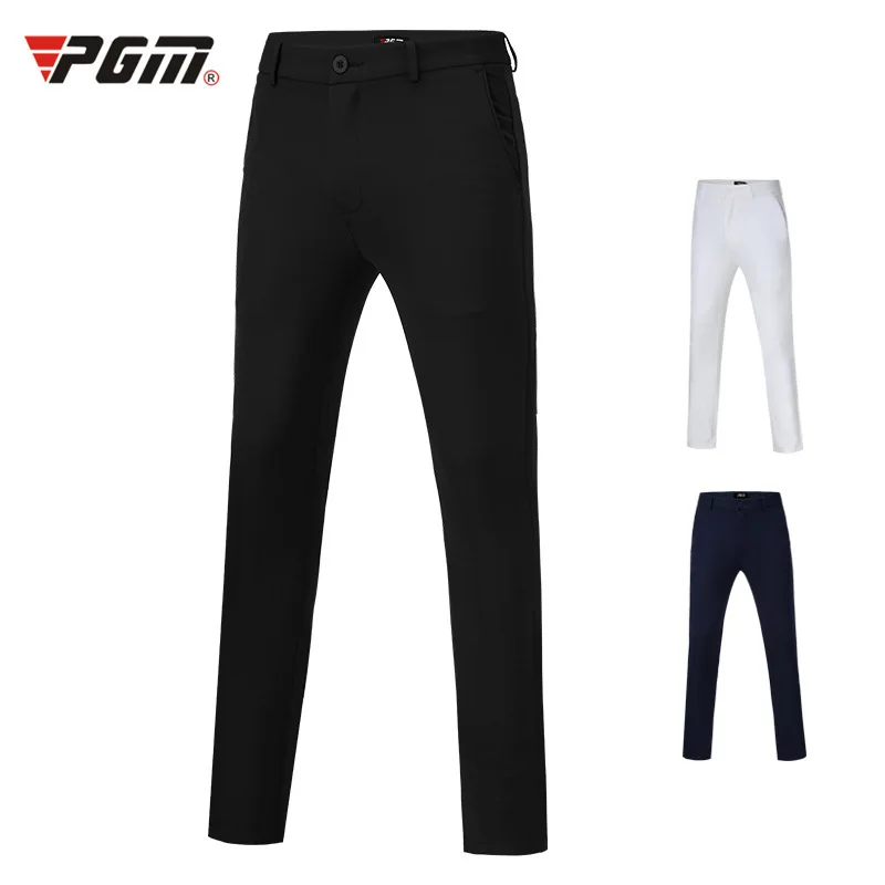 PGM-pantalones de Golf de alta elasticidad para hombre, pantalón largo de tenis de Golf, informal, ajustado, suave, deportivo, XXS-XXXL, primavera y