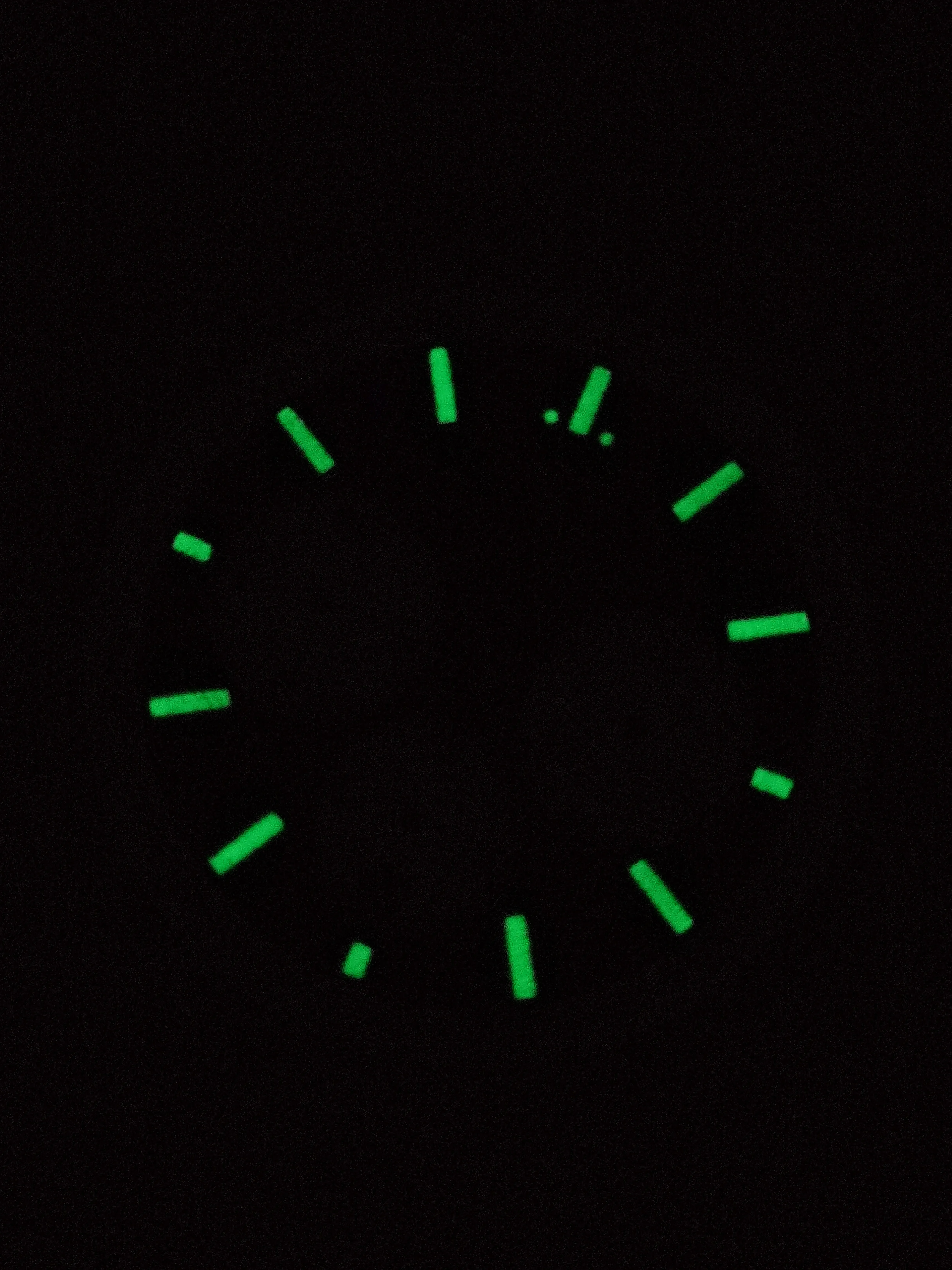 New Watch Part 32MM Green Luminous Dial Calendar Window Date At 6H Fit OS20 Quartz Movement