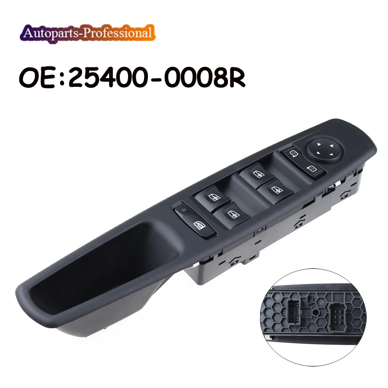 

Автомобильный переключатель окон 254000008R 25400-0008R для Renault Fluence L30 Megane, передний, левый, боковой, электрический, автомобильные аксессуары