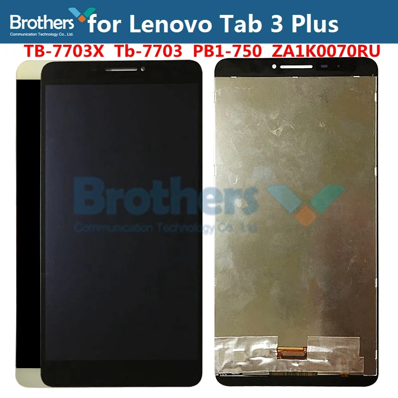 

LCD Screen For Lenovo Tab 3 Plus TB-7703X Tb-7703 PB1-750 ZA1K0070RU LCD Display Touch Screen Digitizer LCD Assembly LCD Screen