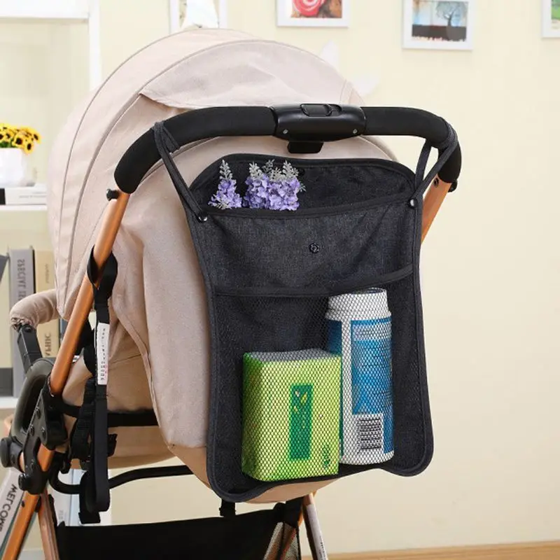 

Baby Stroller Pram Pushchair Net Mesh Hanging Bag Organizer Diaper Storage Tidy Net Accessories #905