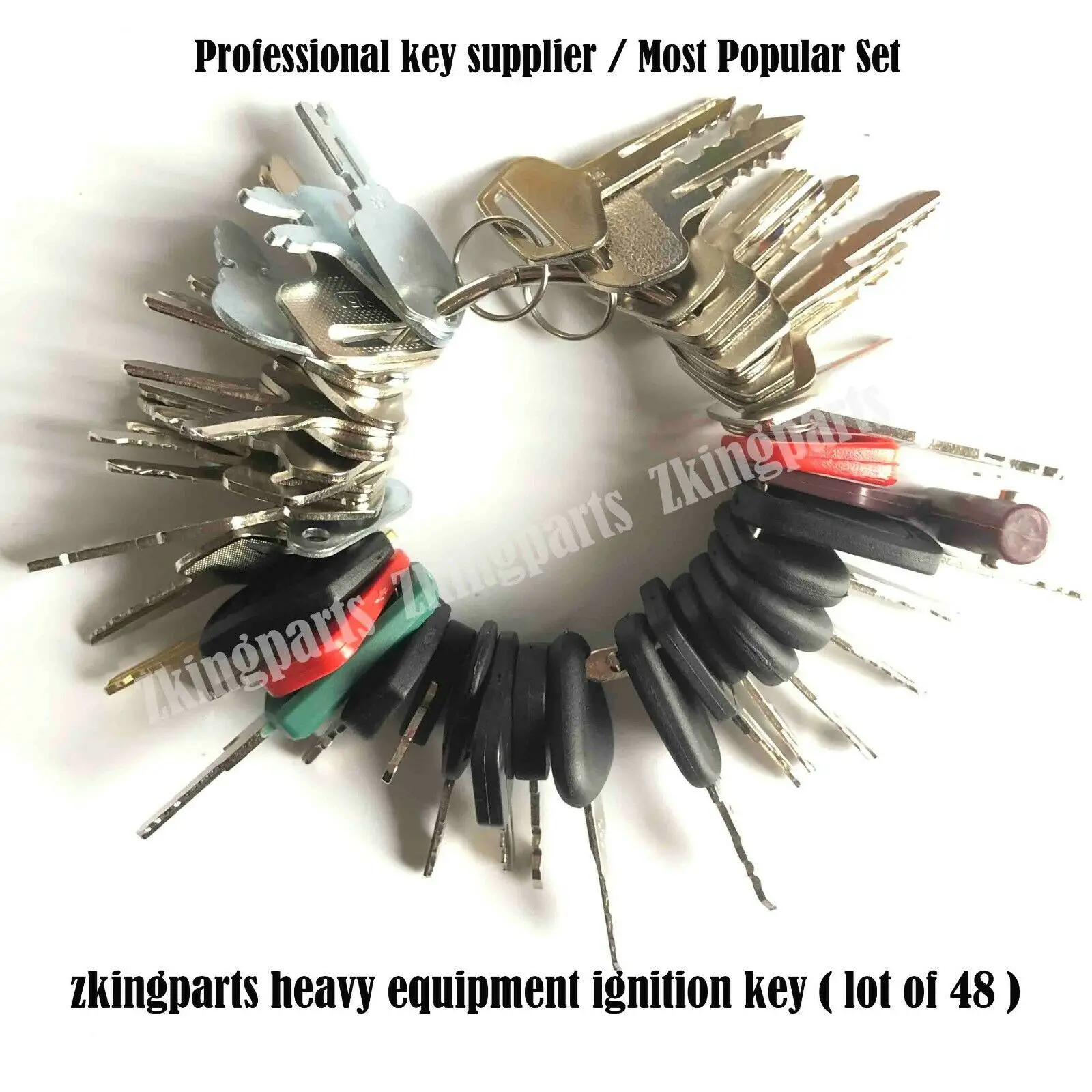 New !! 48 Keys Heavy Equipment  Construction Ignition Key Set Starter Key Set