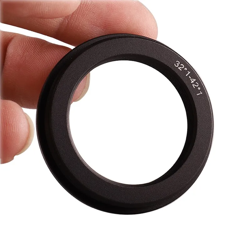 Fêmea de M32-M42 32x0.75mm/0.5mm/1mm-42x1mm m32 ao adaptador masculino do anel de filtro da lente da linha de m42 * 1mm para helicoids