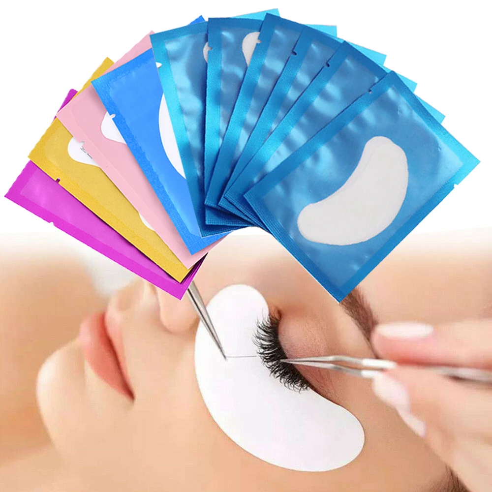 20/50/100 Pairs Eyelashes Grafting Eye Patches Eye Paper Patches Tips Sticker For Eyelash Extension Paper Sticker Makeup Tools