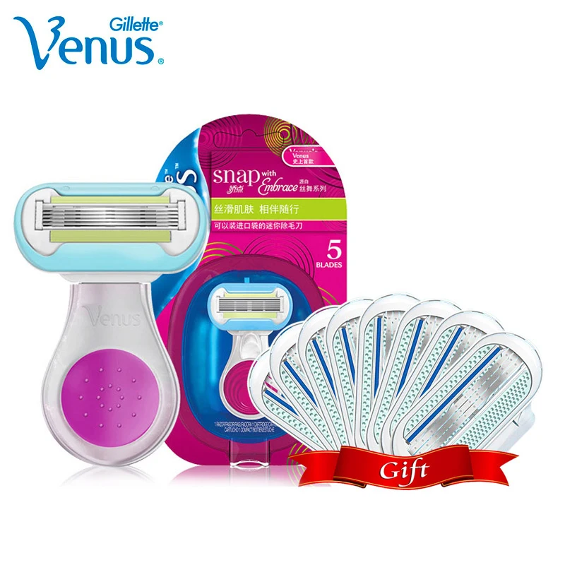 Gillette Venus White Tea Razor Blades for Women Ultra Thin Layers Blade with Lubricating Soap Safty Razor Shaving & Hair Removal