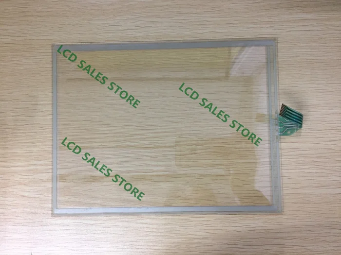 Tela touch g104vn01 v1 com 4 fios e vidro embutido, 10.4 polegadas