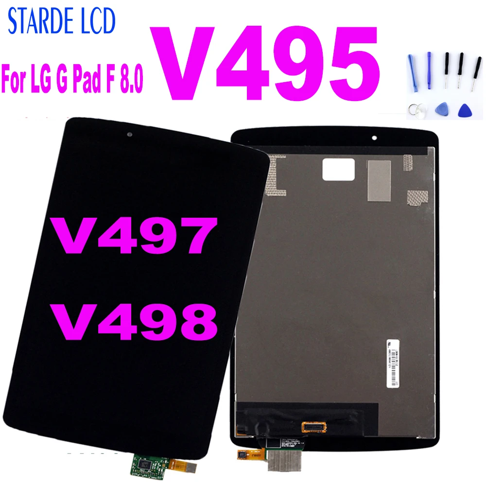 

For LG G Pad F 8.0 V495 V497 V498 LCD Display Touch Screen Digitizer Panel Sensor Assembly Replacement