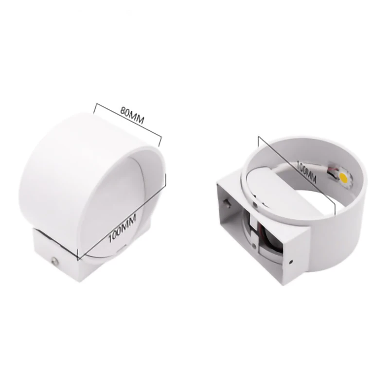 Nordic Creativity LED wall lamp round Light luxury indoor bedroom bedside living room lighting sconces corridor stairs fixture