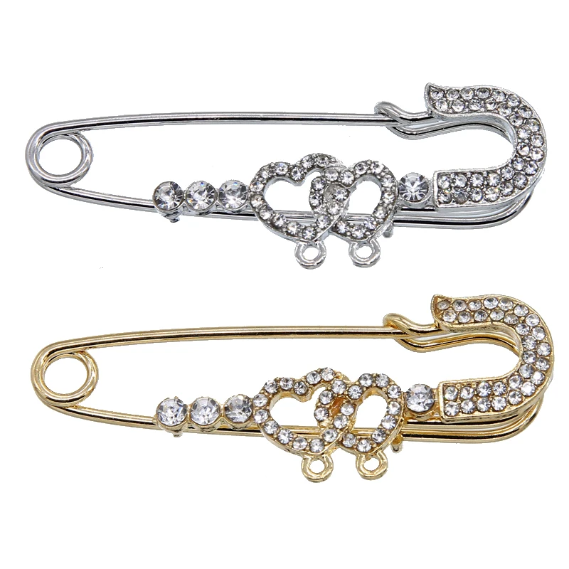 Women\'s fashion animal bow swan big brooch crystal crown pin jewelry DIY jewelry dress crystal elegant brooch jewelr
