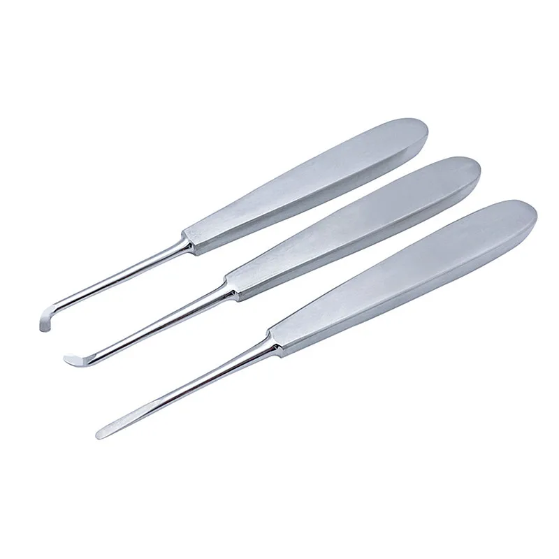 

3PC Dental Teeth Root Elevator Dental Apical Elevators Stainless Steel Surgical Instruments Tools