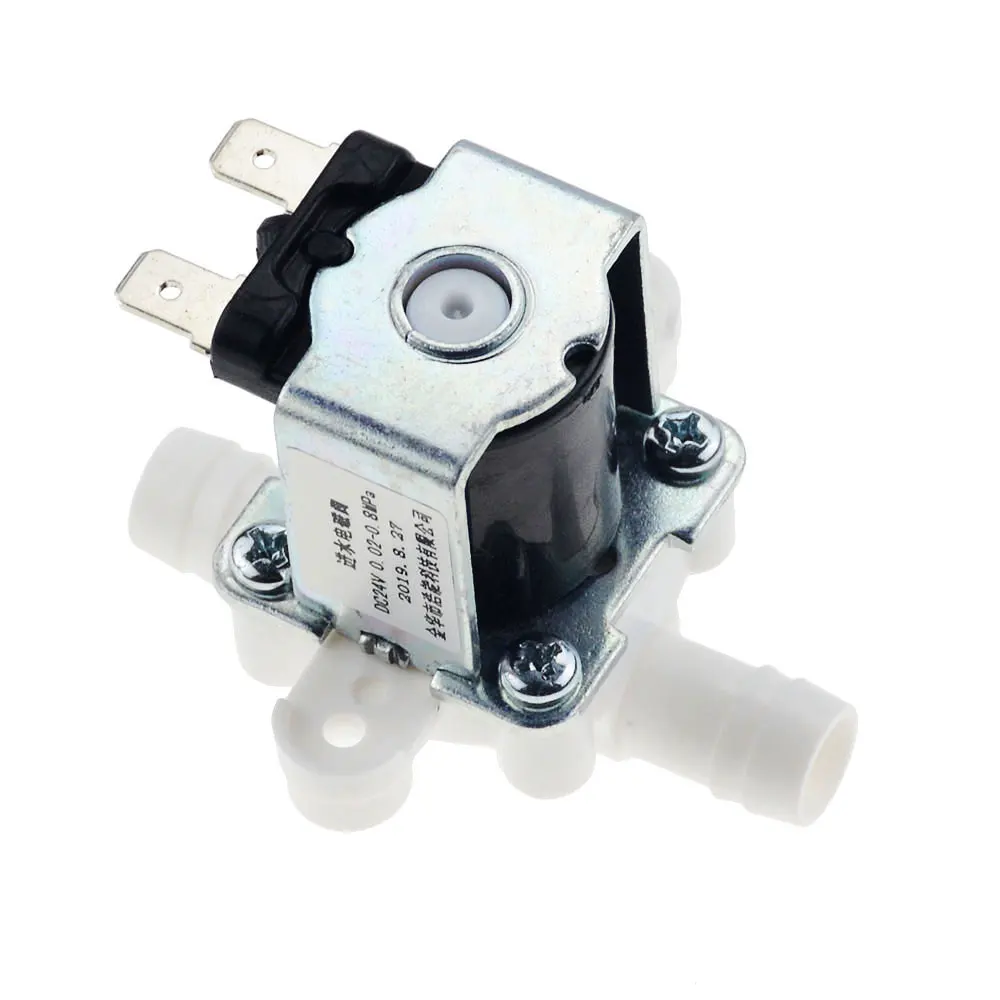 DC 12 24AC 220V Normally Closed Pressurized Solenoid Valve Inlet Valve 12mm For Water Dispenser Water Purifier Plastic