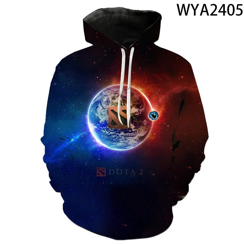 2021 New Autumn Style Hoodies Men Women 3D Print Sweatshirts Game Dota 2 Casual Harajuku Boy Girl Kids Cool Streetwear