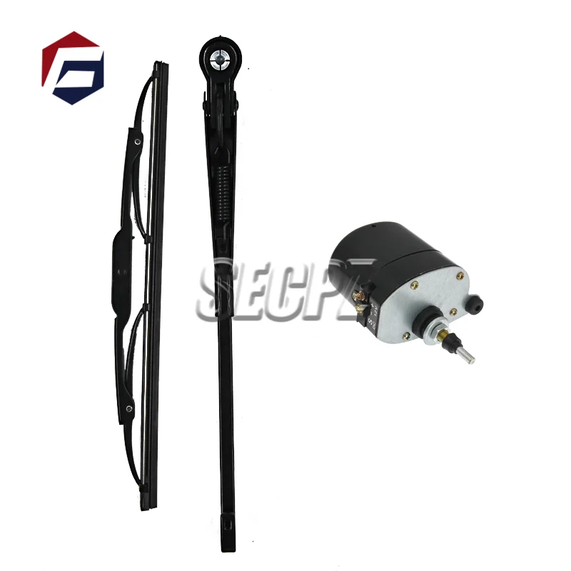 12V Universal Windscreen Wiper Motor with Arm and Blade for Fishing-Boat Caravan 01287358 7731000001 0390506510