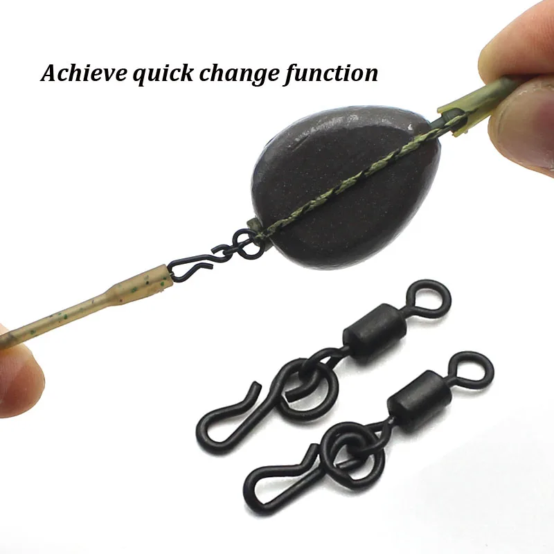 Giratorio cambio rápido inline para carpfishing – Accesorio montaje en línea - imagen 3