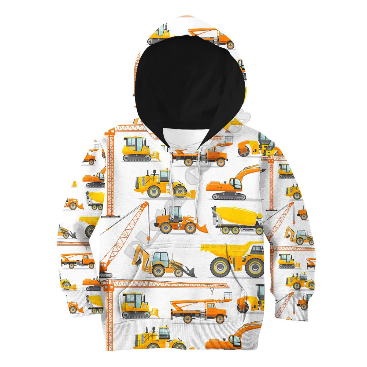 

Heavy Equipment 3d all over printed Hoodies Children zipper Pullover Sweatshirt Tracksuit/hoodies/family t shirt 02