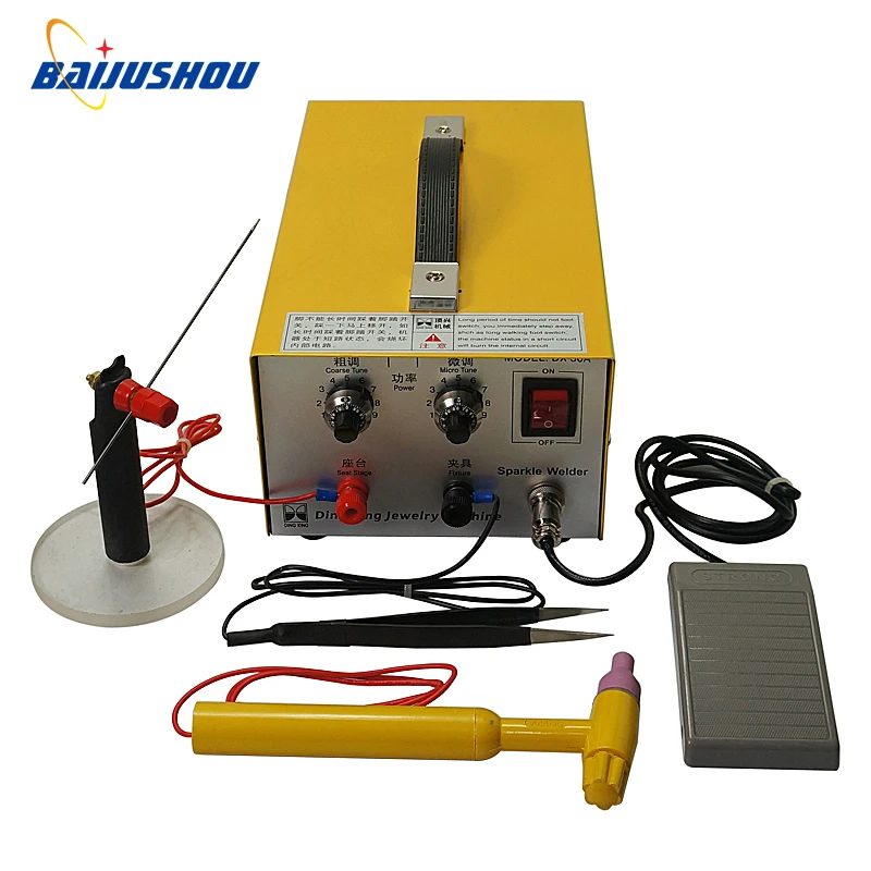 

30A Jewelry Spot Welding Hand Held Pulse Spot Welder Welding Machine Welding Machine Gold and Silver Jewelry Processing Tools