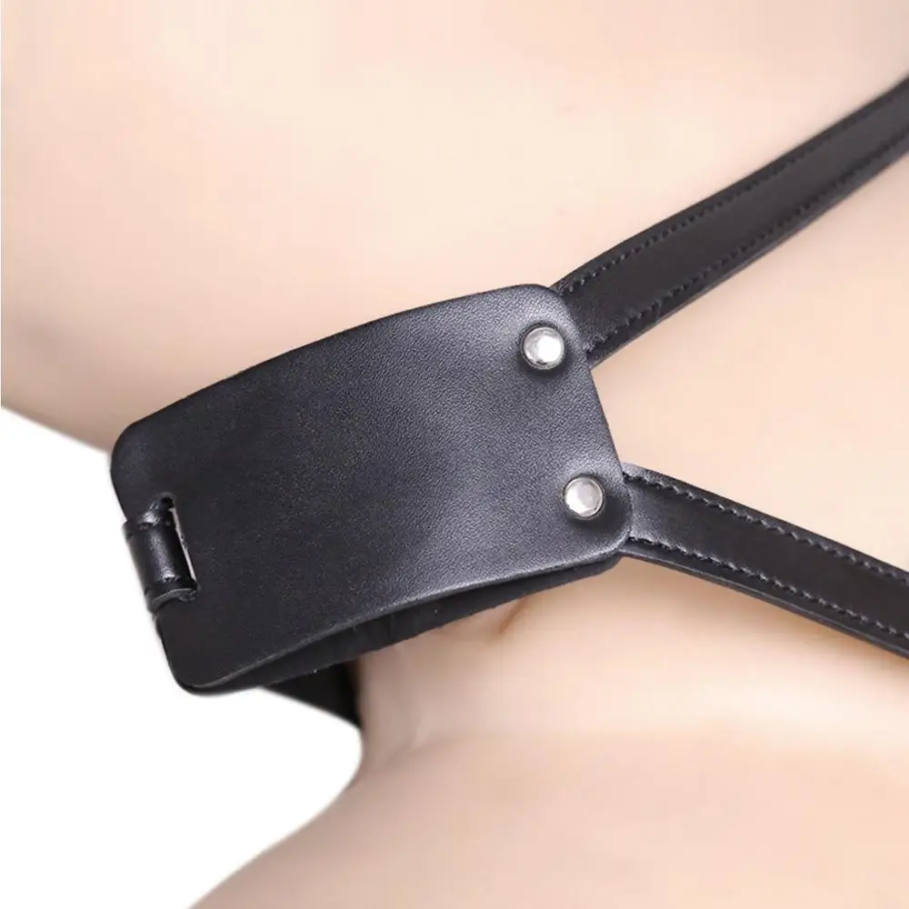 Chastity Belt Device PU Leather Pants Penis Panties Harness SM Bondage Restraints Sexy Underwear With Dildo Adjustable Sex Toys