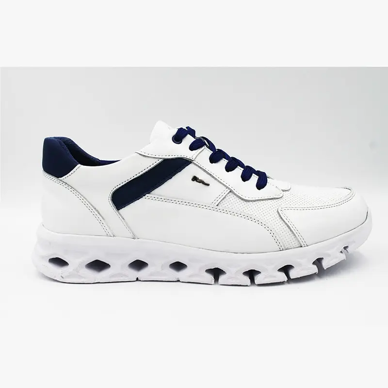 MARCOMEN SCHWARZ ECHTES LEDER MÄNNER SNEAKER 13025