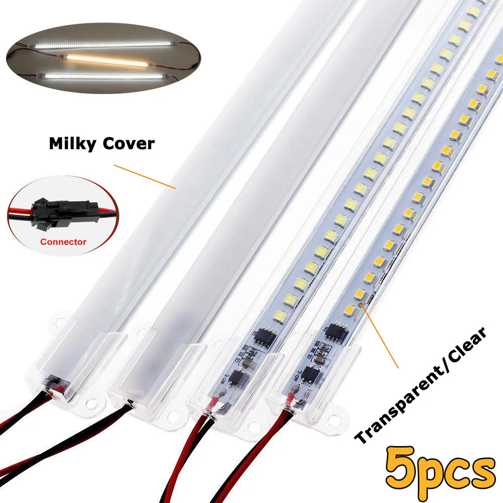 10X LED Rigid Light Strip High Brightness 30/40cm SMD 220V LED Fluorescent Floodlight Tube Bar Industries Showcase Display Lamp