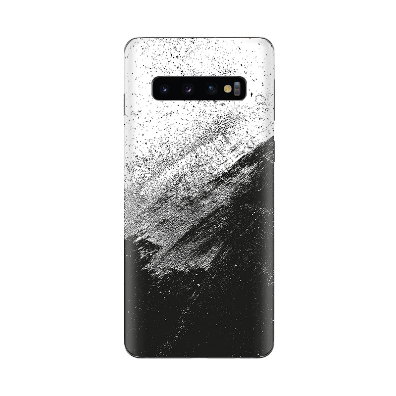3D Colorful Watercolor Oil Paint Style Matte Skin Phone Back Wrap Sticker For SAMSUNG Note 20 S20 Ultra S10+ S9+ Note 10 Plus 9