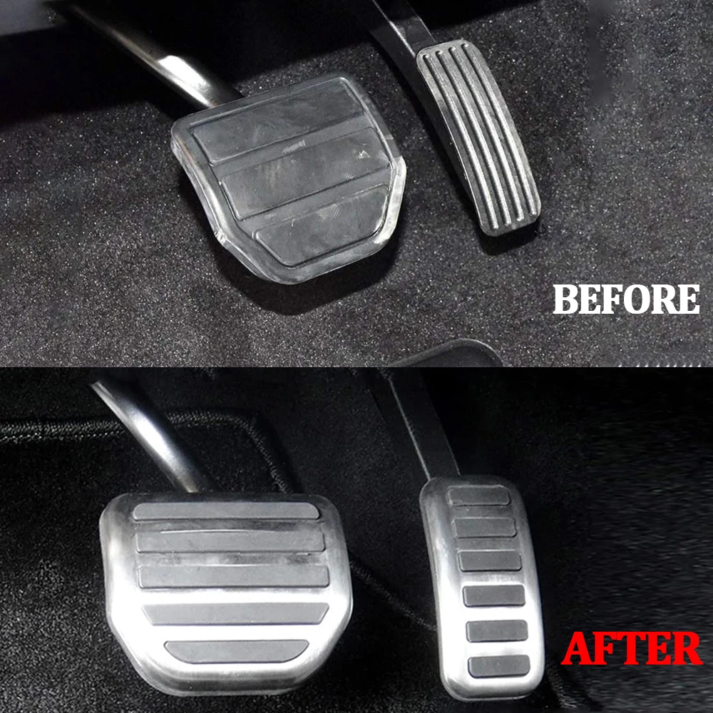 Stainless Steel Car Gas Brake Pedals For Range Rover Sport 2010-2013 Discovery 3 4 Lr3 Lr4 Accelerator Fuel Brake Pedal Cover