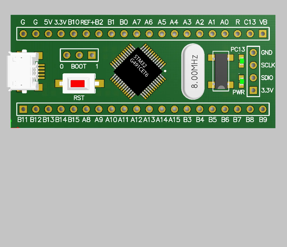 STM32G491 Core Ban STM32G491CET6 Hệ Thống Tối Thiểu Cortex M4