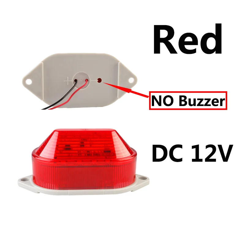 Luz de advertencia de señal estroboscópica indicadora de D-3051, lámpara pequeña intermitente de alarma de seguridad roja, 12v, 24v, 220v, Led Ip44,