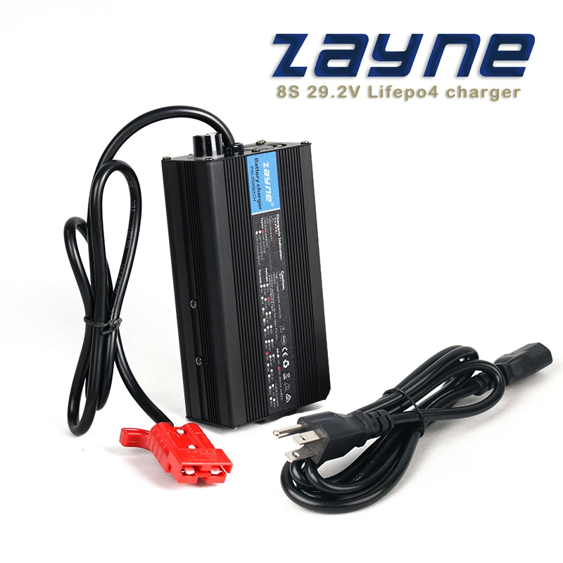 ZAYNE 24 VOLT 18 AMP powłoka aluminiowa wysokiej częstotliwości inteligentna szybka ładowarka do 8S 29.2V Lifeipo4 akumulator elektryczny statek