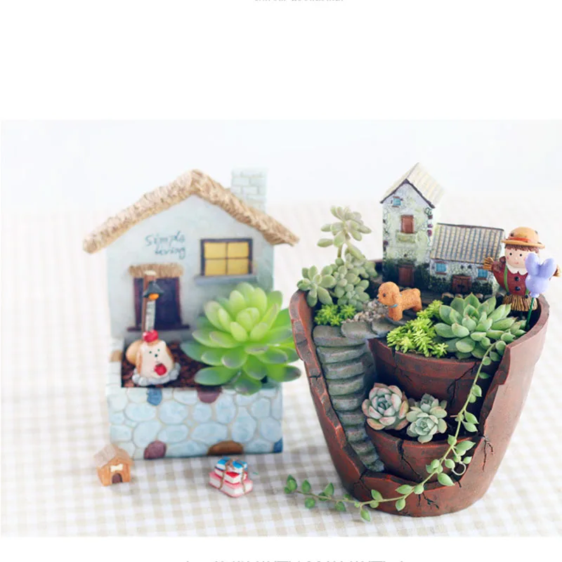 

Succulent Flowerpot Ornaments Garden Decoration Flower Pot Cute Kid Cartoon Ornaments Home Decorations Decoration Accessories