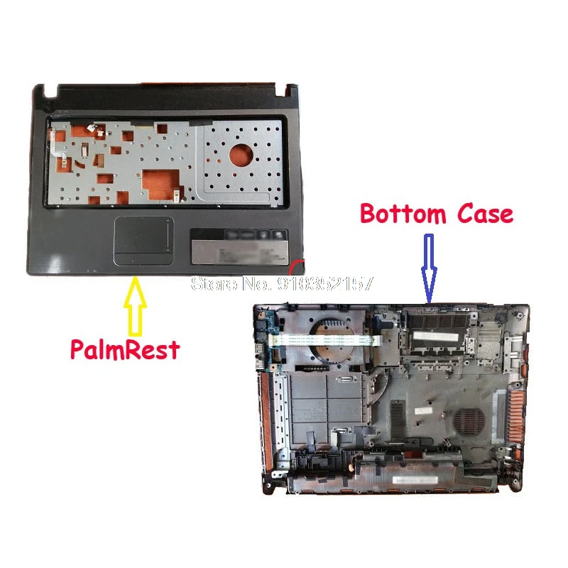 

PalmRest & Bottom Case For ACER AS4741 4741G 4741ZG 4551G 4743 4551G 4750 5750 4752 MS2303 NEW