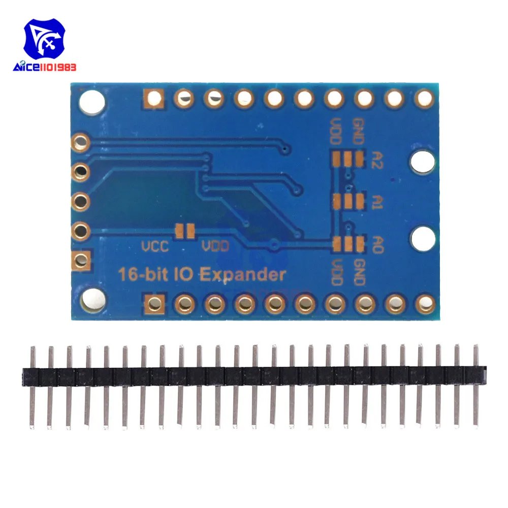 diymore PCF8575TS Expansion Module I2C Communication Control Interface to 16 I/O Interface Converter Board for Arduino