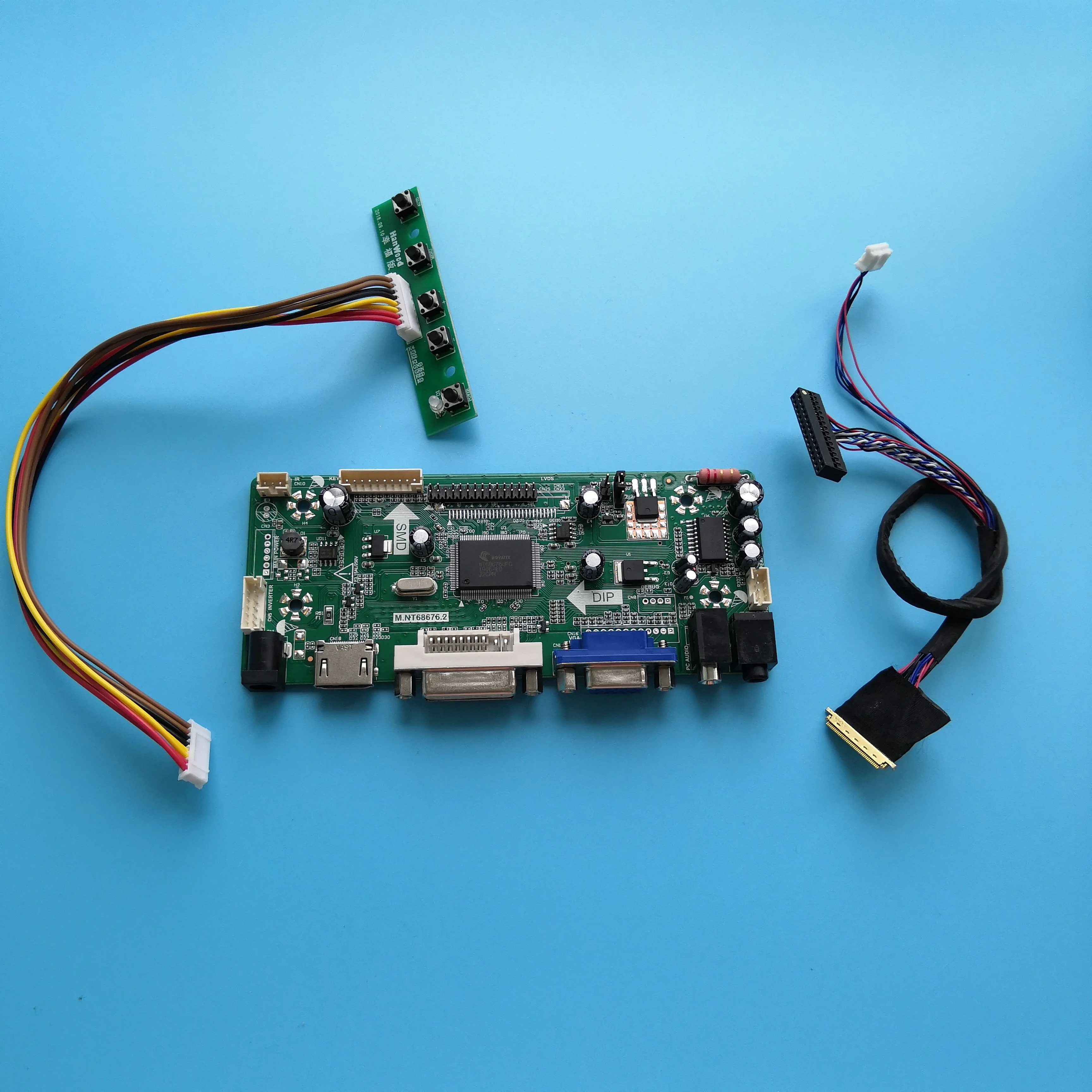 

Комплект для LP156WH4-TLN1 LP156WH4-TLN3 LP156WH4-TLQ2 1366X768 M.NT68676 HDMI-совместимая плата контроллера ЖК-дисплея LVDS