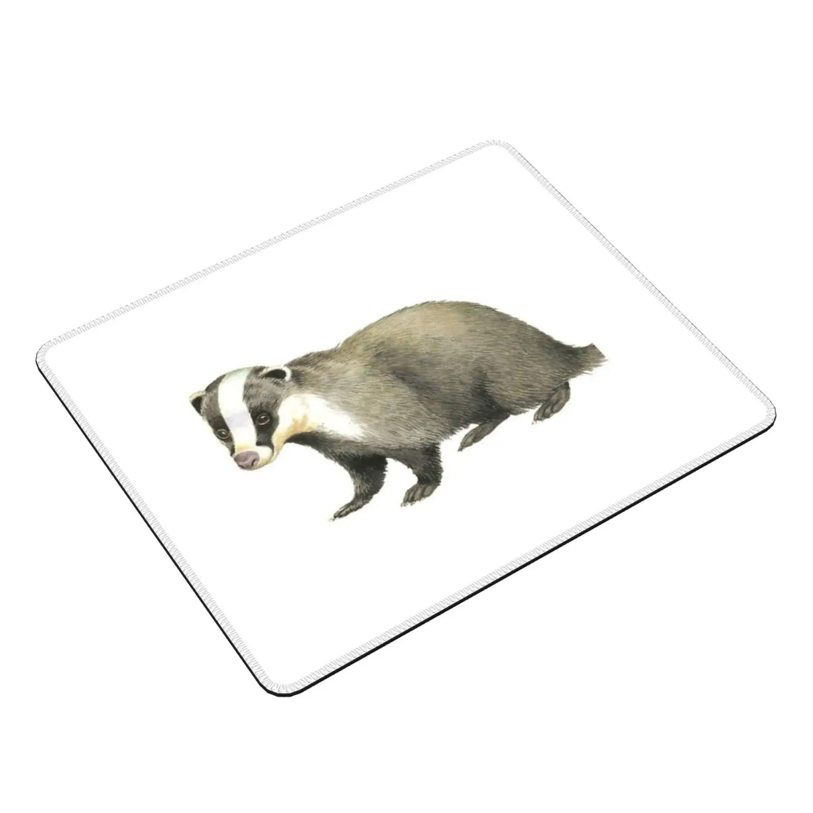 Badger , Funny Gift Idea Mouse Pad 557 Badger Mustelidae Omnivores Otters Polecats Weasels