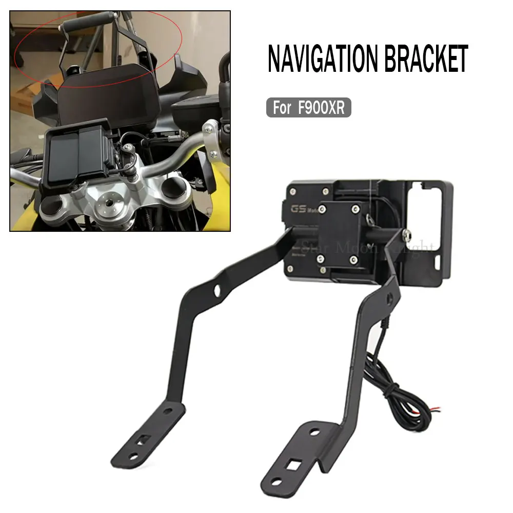 

For BMW F900XR F 900 XR 2020 f900xr Motorcycle Windshield Stand Holder Phone Mobile Phone GPS Navigation Plate Bracket F900XR