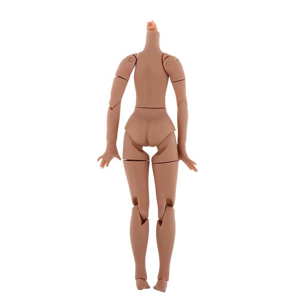 19-Jointed  Body Parts for 1/6 Neo Blythe Doll Custom Use Black Skin