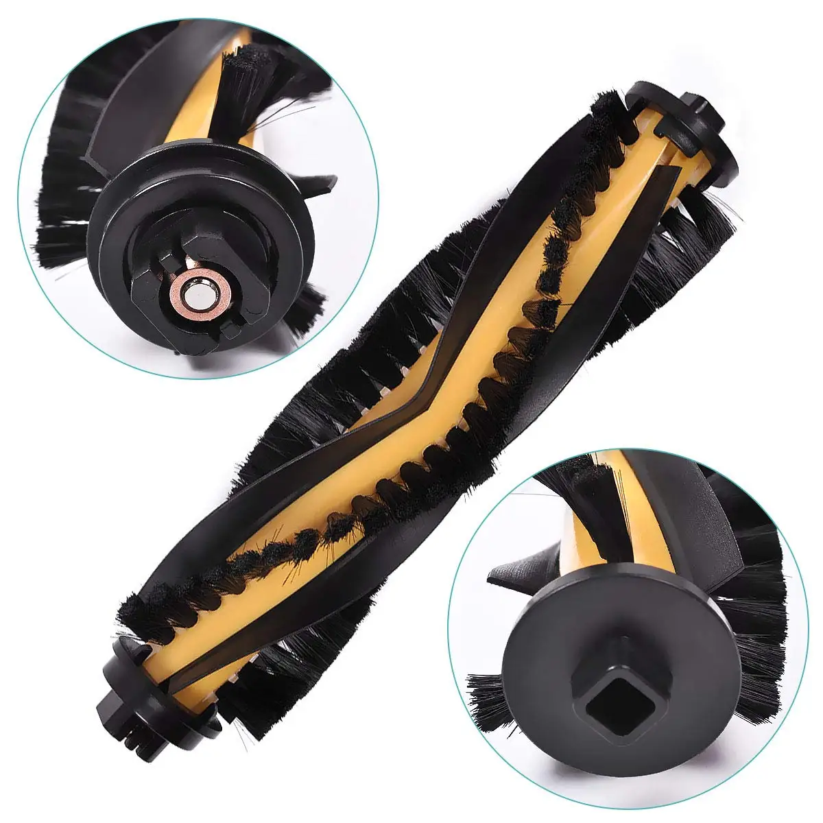 استبدال الفرشاة الرئيسية DEEBOT N79S ، مرشح ، مجموعة ملحقات الفرشاة الجانبية للمكنسة الكهربائية الروبوتية Ecovacs DEEBOT N79 N79S