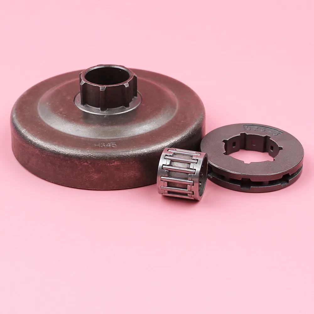 Cltuch طبل. 325 8 الأسنان ضرس حافة إبرة مجموعة أدوات المحمل ل Husqvarna 340 345 346XP 350 353 قطع غيار المناشير الآلية استبدال جزء